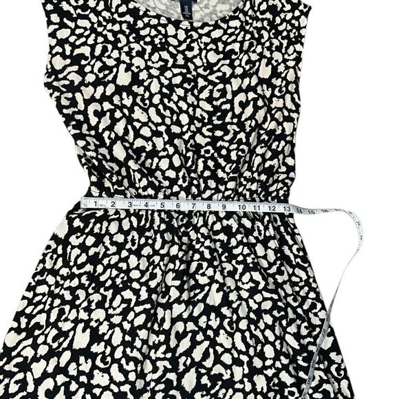 Gap 100% Cotton Dress Scoop Neck Elastic Waist Short Cap Sleeves Size Medium - Picture 9 of 10